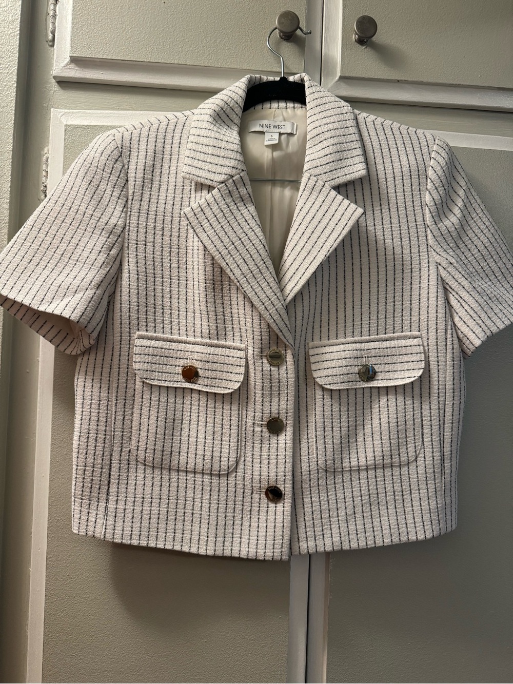 Nine West Blazer Top